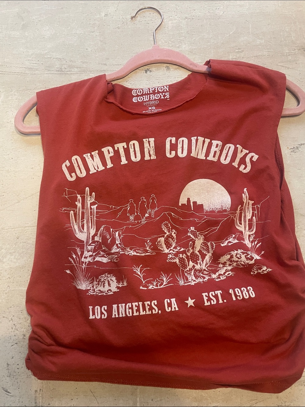 Kids' Red Graphic Tank Top